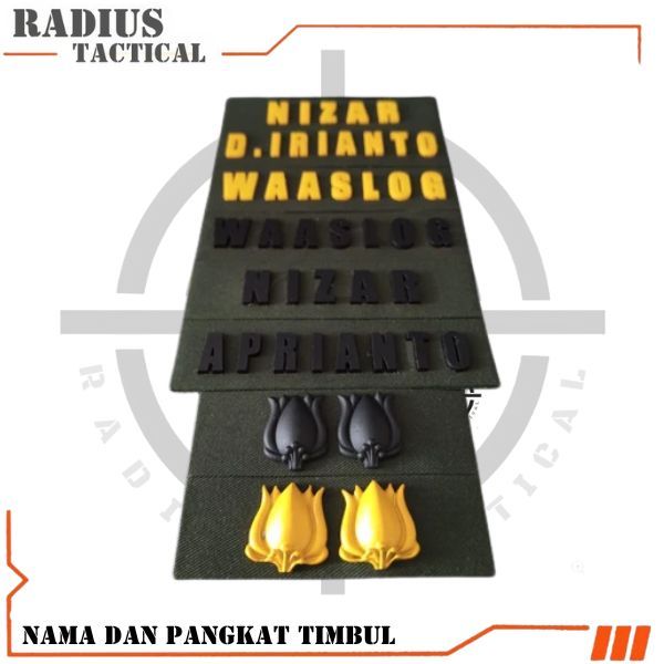 ACRYLIC NAME PLATE PATCH และ COSTUME RAISED RANK / RISED NAME PLATE RAISED RANK PET HAT / ACRYLIC CO