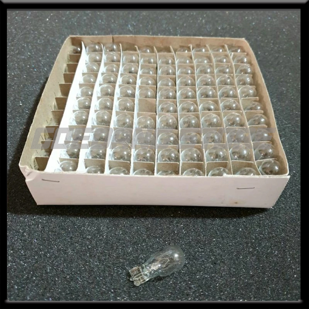 100 ชิ้น TURN หลอดไฟ/ปลั๊กหลอดไฟ 12V 10 วัตต์ T13 สีขาว MOKINI T13