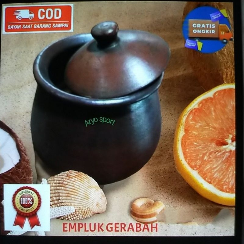 TRADITIONAL CLAY POTTERY EMPLUK NATURAL CLAY CUMMINS