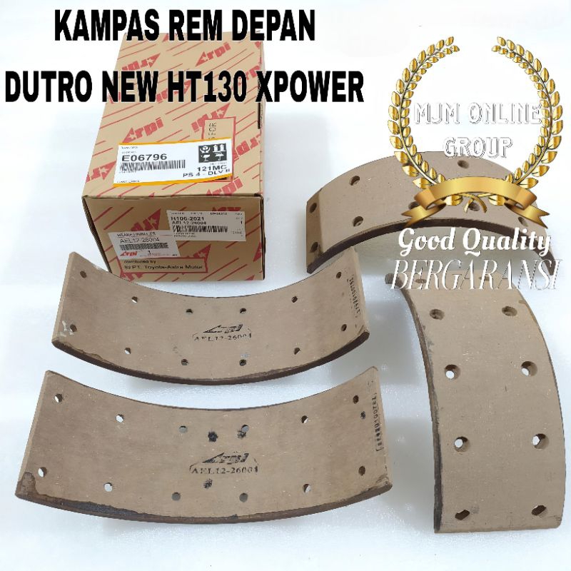 HINO DUTRO HT130 XPOWER ผ้าเบรคหน้า 1 ชุด