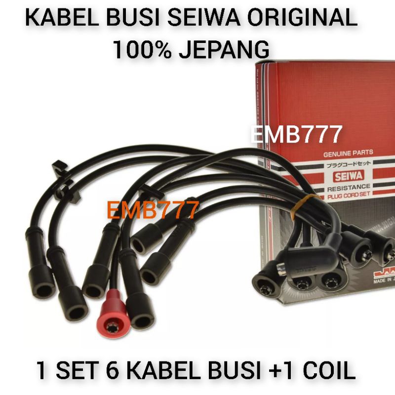 ชุดสายเคเบิลปลั๊ก SPARK TOYOTA LANDCRUISER LAND CRUISER FJ62 FJ70 FJ73 FJ75 6cyl 3F 4.0L ORIGINAL JA