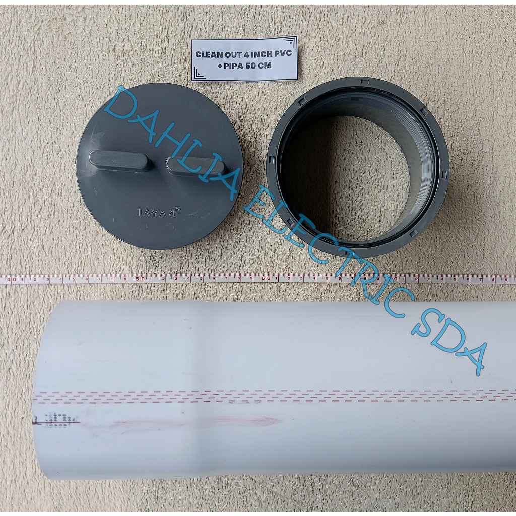 CLEAN OUT 4 นิ้ว PVC + 50 ซม. PIPE