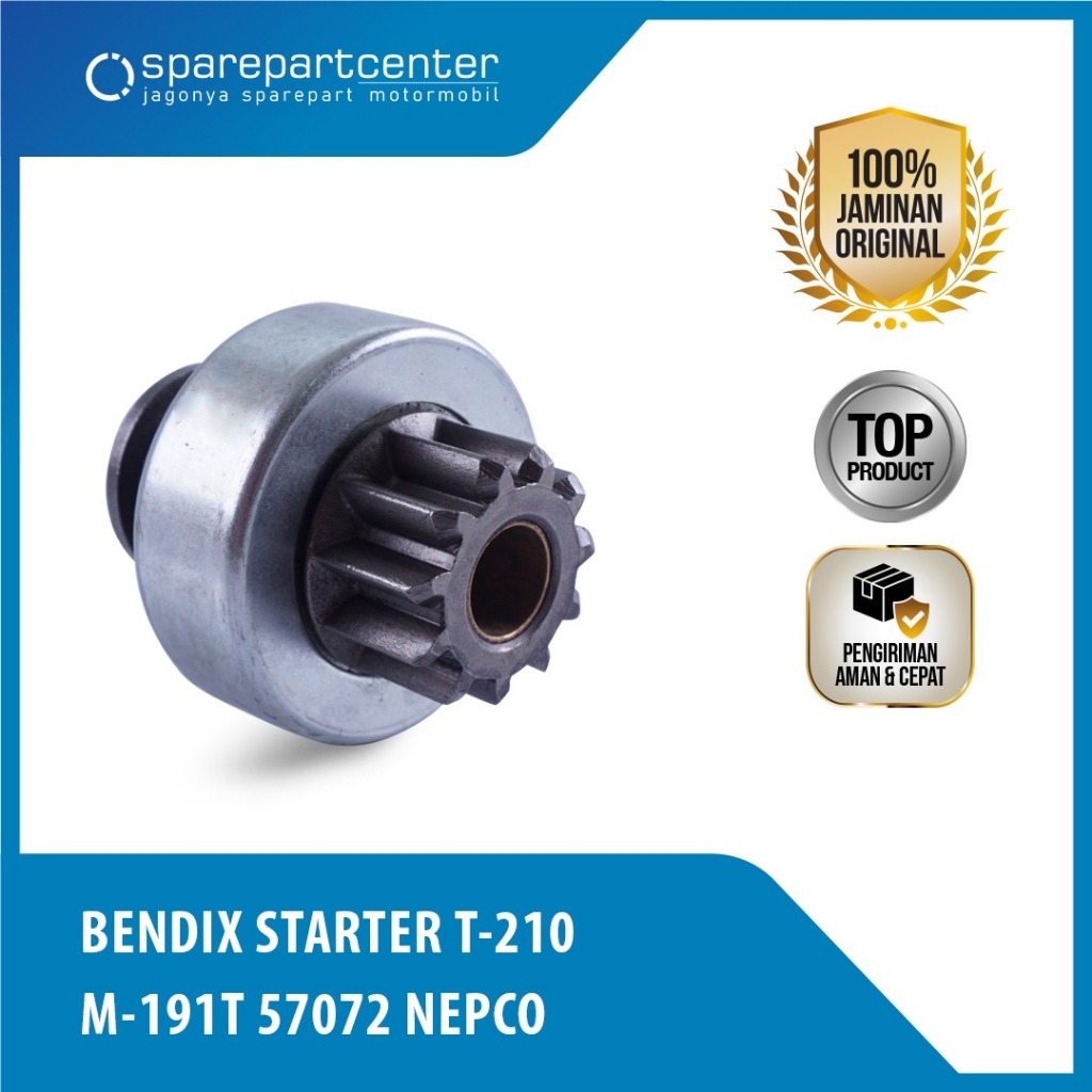 NEPCO Bendix Starter MITSUBISHI T-210/T-200 รถยก Mitsubishi 11T