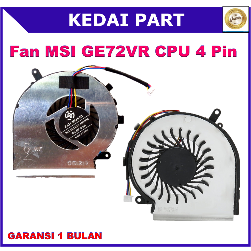 MSI GE72VR GTX1070 GV72 Apache Pro MS-16J5 MS-179B MS-179C 8RD 8RE N366 N372 PE72 6RF 7RF CPU 4 Pin