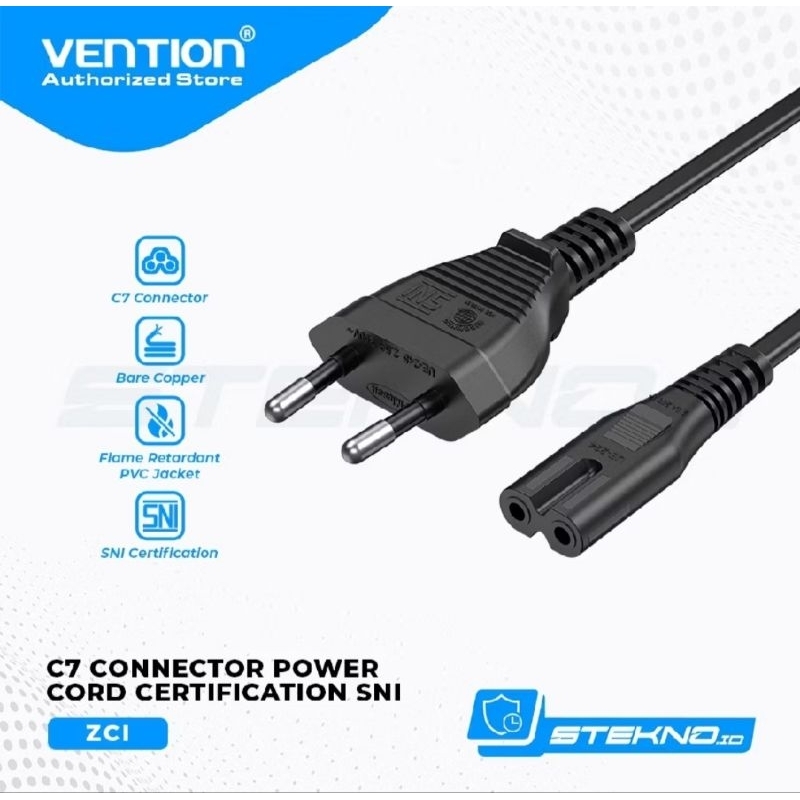 Vention PS C7 Printer Power Cable Connector สายไฟ