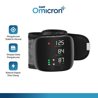 TaffOmicron Tensimeter Digital Tekanan Darah Pergelangan B Indonesia - A01
