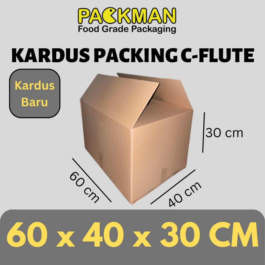 LARGE/JUMBO PACKING CARDBOARD 60x40x30 cm / C-FLUTE CORUCATED CARDBOARD BOX / ONLINE PACKING
