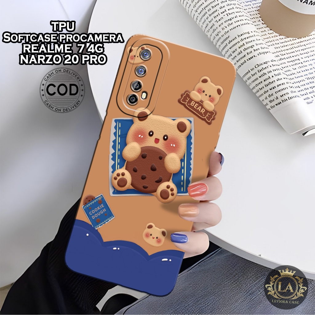 เคส Realme 7 4G / Narzo 20 Pro - เคส Leviora - เคสแฟชั่น Bear - Softcase Realme 7 4G / Narzo 20 Pro 