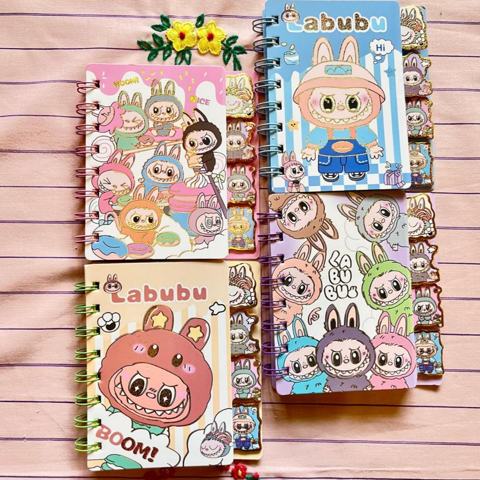 Panda Shop Spiral Notes A7 LABUBU