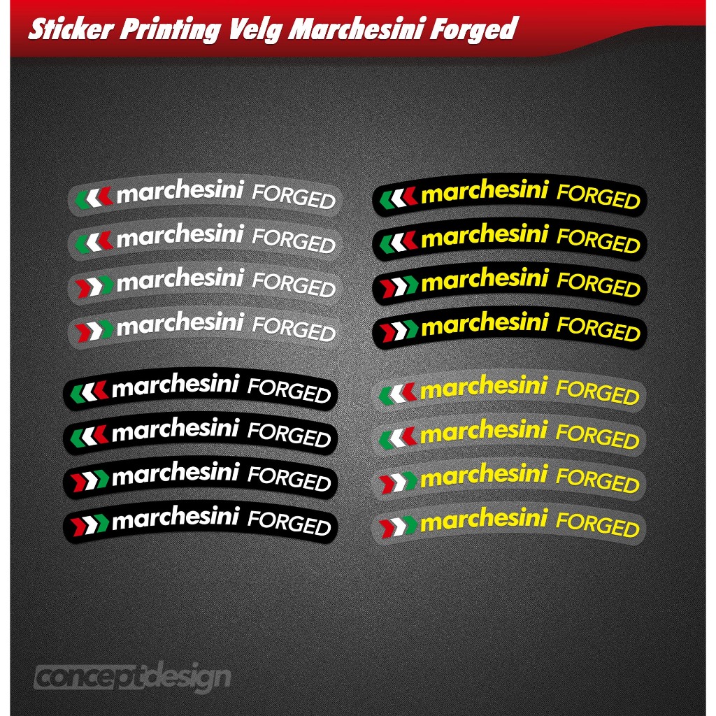 สติ๊กเกอร์พิมพ์ขอบปลอม Marchesini