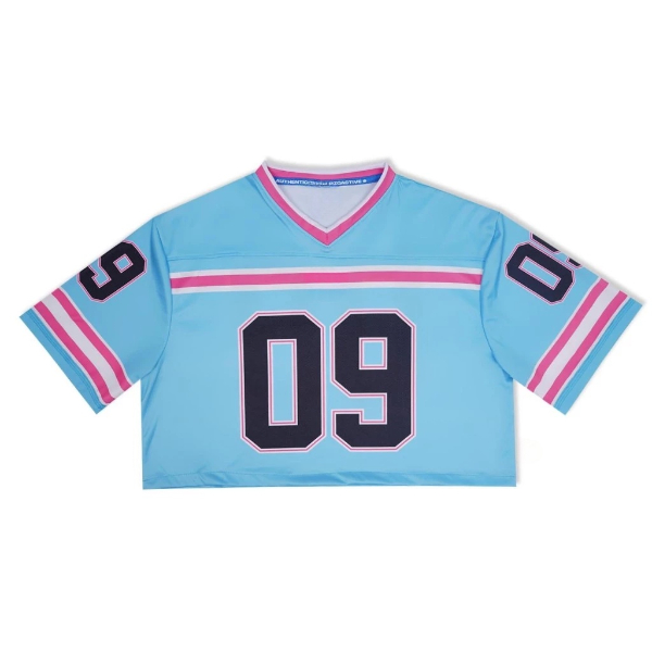 RBS - NFL Crop Oversize Streetwear Jersey - Boxy Fit Premium - 09 - Y2K - เสื้อครอป