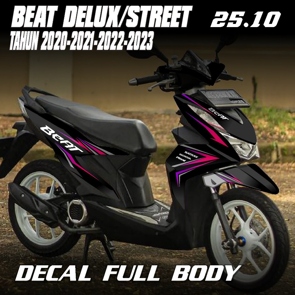 ใหม่ล่าสุด DECAL STICKER BEAT DELUX/STREET 2020 2021 2022 2023 BEAT DELUX/STREET FULL BODY BEAT DELU