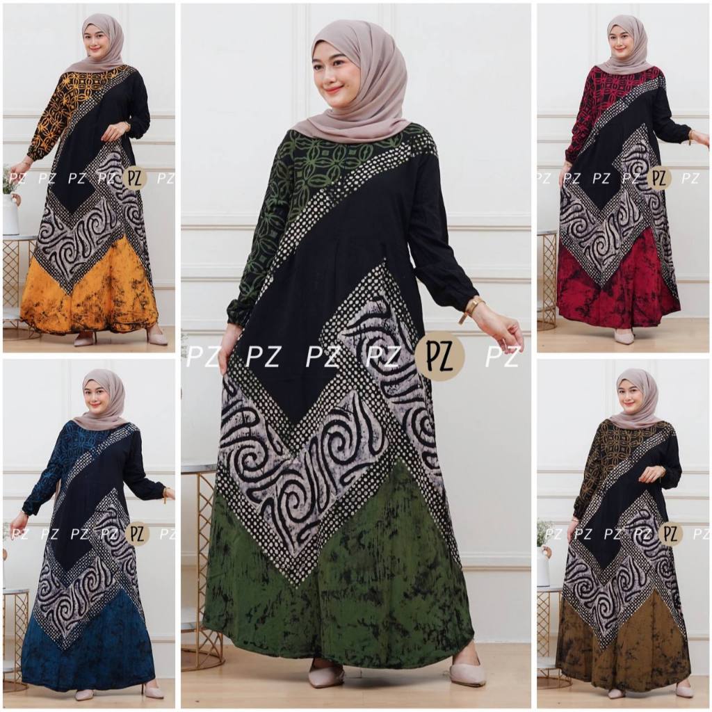 Gamis Rayon Twill Premium Cap Malaman Busui Jumbo ld 120 ld 130