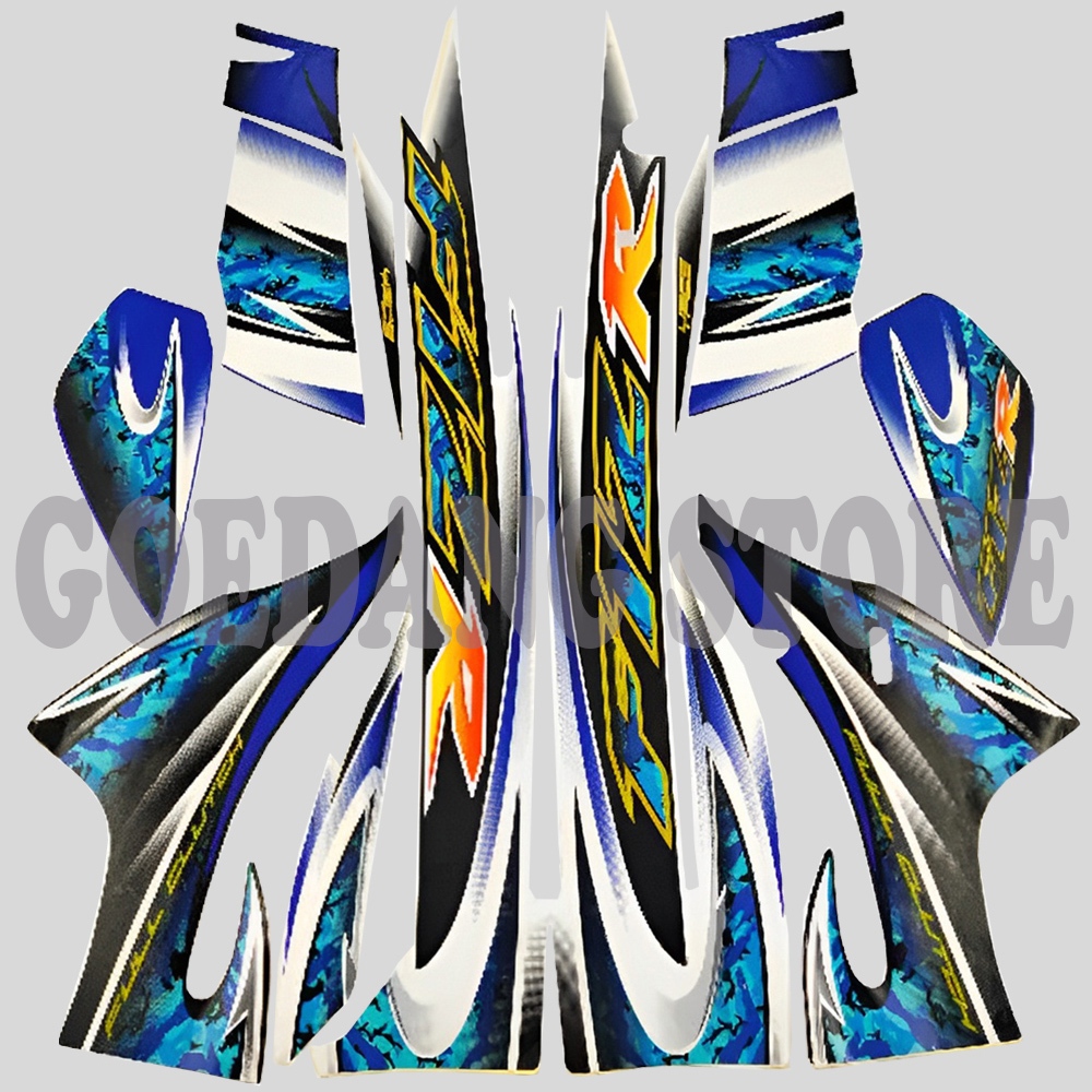 Standard Striping Yamaha F1zr Fiz R F1 Zr 2004 2005 Blue White Quality Motorcycle Body List
