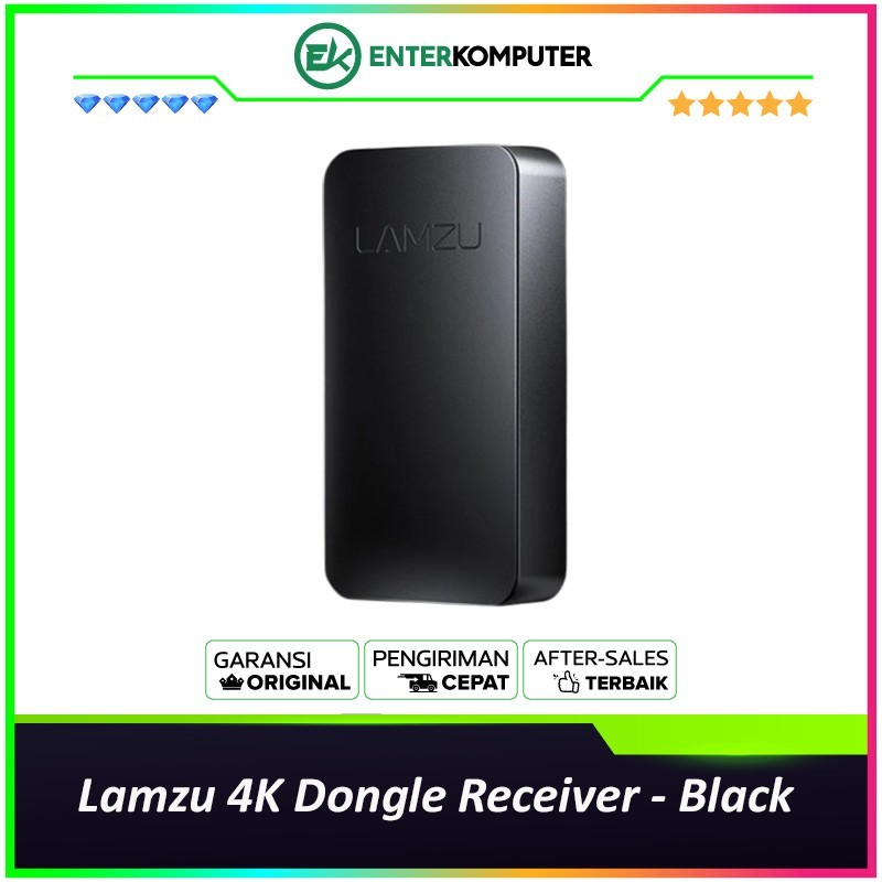 ตัวรับสัญญาณ Dongle Lamzu 4K - สีดํา