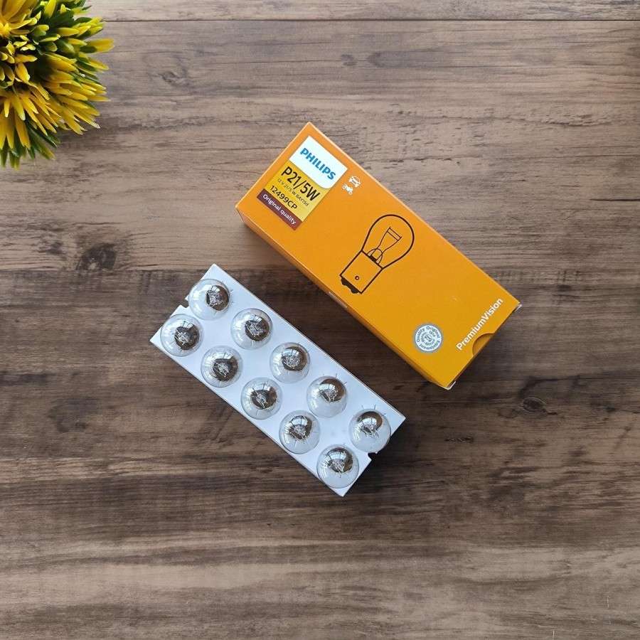 Philips Motorcycle / Car Stop Bulb 12V P21/5W UNIT