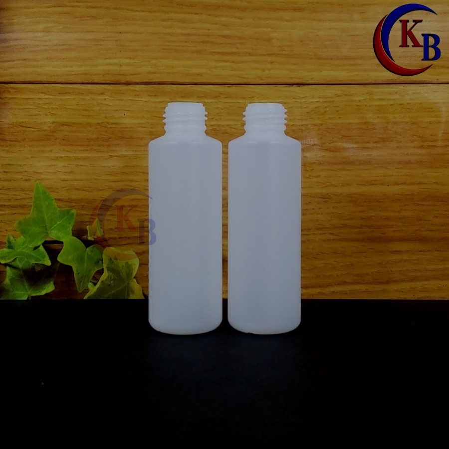 ฝาขวด HDPE 100 มล. / คอขวดใส 100 มล. 24 ชิ้น พลาสติก