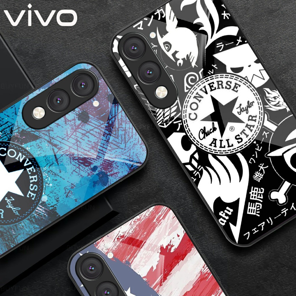 Softcase Glass Case Vivo Y04 4G ล่าสุด 2025 Vivo Y04 4G เคสมือถือ - อุปกรณ์โทรศัพท์มือถือ - Vivo Y04