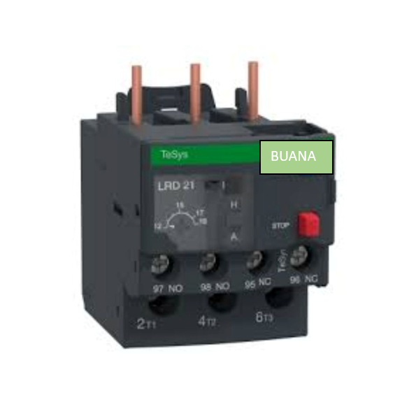 โอเวอร์โหลดความร้อน LRD21 12-18A TOR LRD 21 โอเวอร์โหลดรีเลย์ LRD21 12-18A