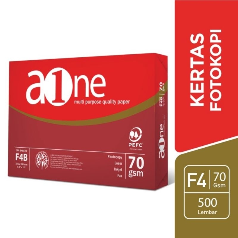 กระดาษ F4 Aone 1 รีม