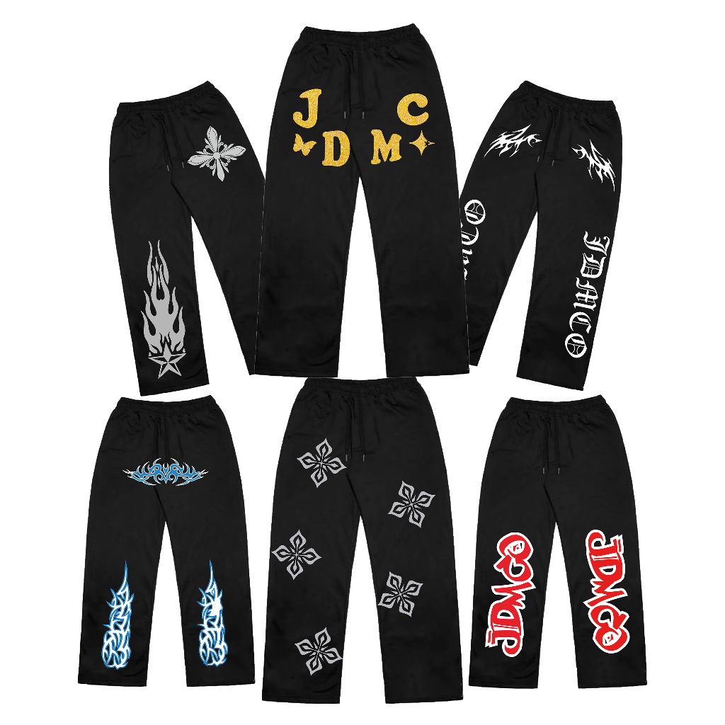 JDMCLOTHING Baggy Pants Skena Fleece Pants 280 Gsm Baggy Pants Unisex