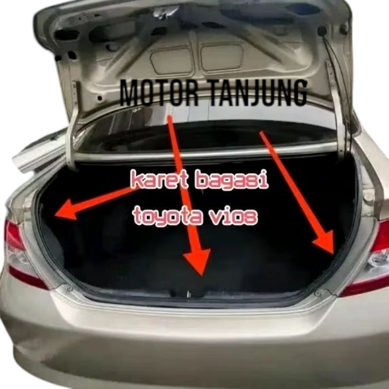 TRUNK ประตู DAMPER RUBBER VIOS GEN 1 VIOS GEN 2 VIOS GEN 3 VIOS LIMO ALL YEARS