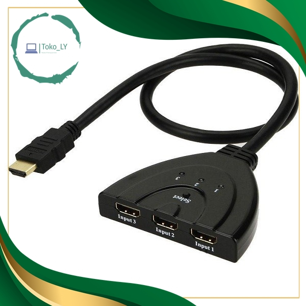 สวิตช์ HDMI 3 PORT (3 INPUT 1 OUTPUT) / สวิตช์ HDMI