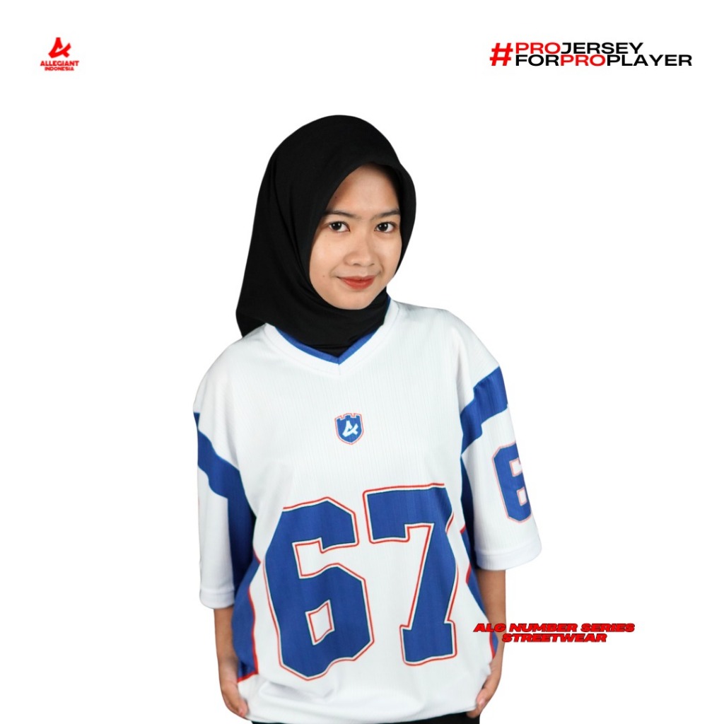 Allegiant Jersey Number Series Streetwear/ 67/ Jersey/ Rugby/ Streetwear/ Oversize