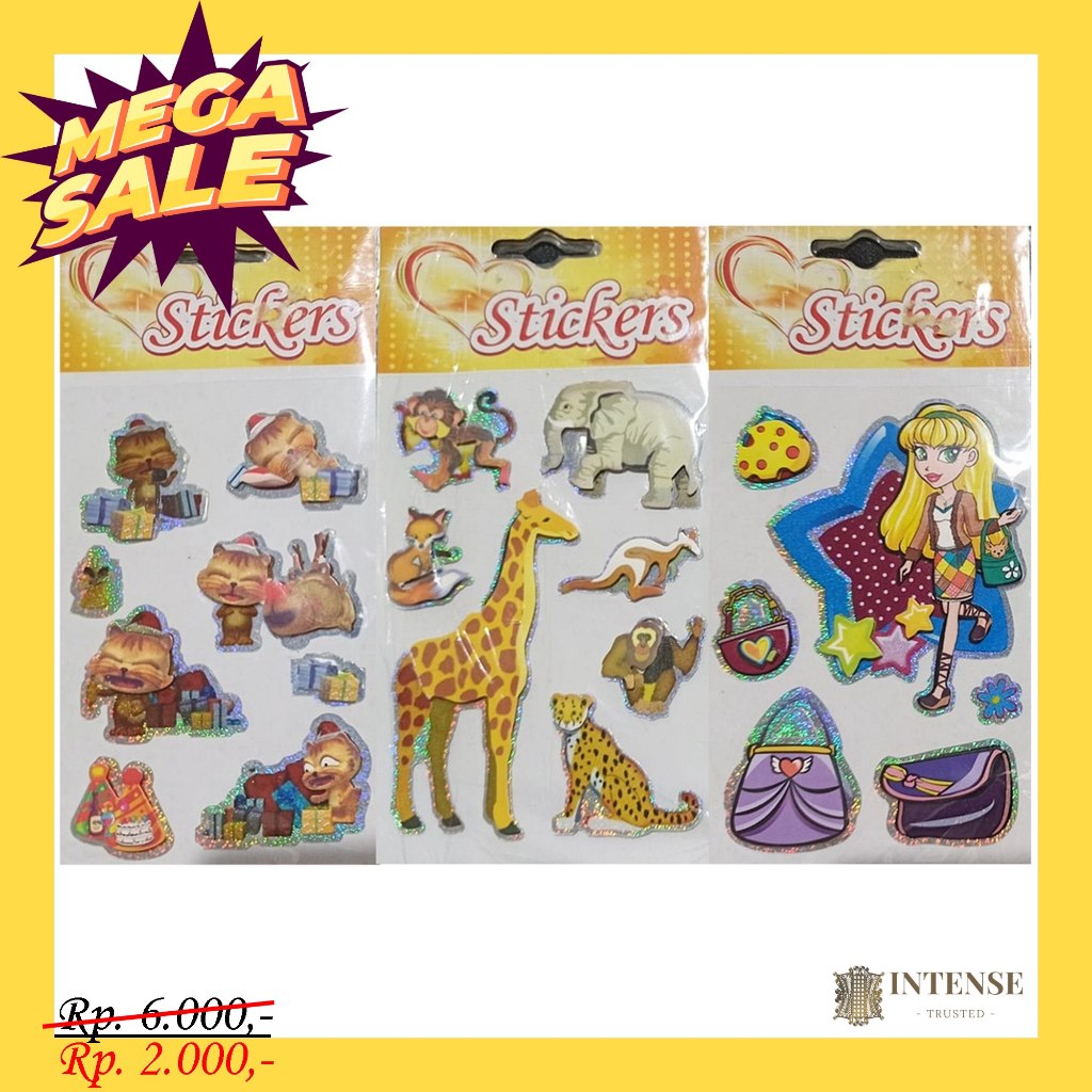 CUTE ART สติ๊กเกอร์ 3D ANIMATION (8002800553)