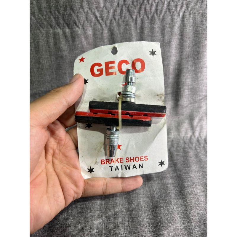 ORIGINAL TAIWAN GECO ชุดรองเท้าเบรคยางเบรค RIMBRAKES ORIGINAL
