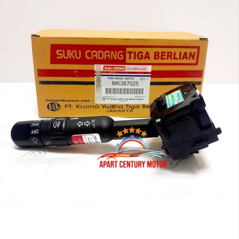 TURN SIGNAL SWITCH COMBINATION TURN SIGNAL MITSUBISHI CANTER PS110 PS125 ORIGINAL 0EM 2 เดือน MK3870