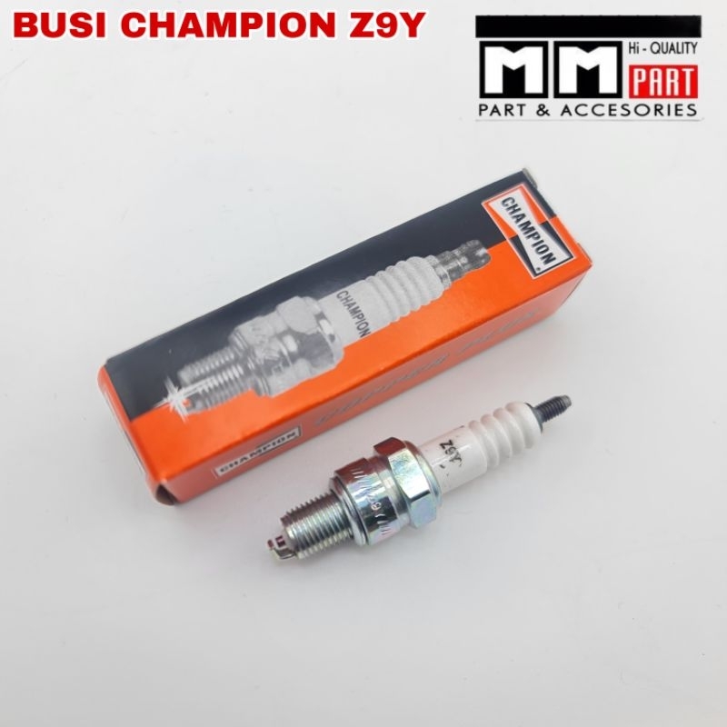 CHAMPION Z9Y SPARK PLUG - หัวเทียน Champion Z9Y (สั้น) สําหรับ Grand/Supra/Mio/Jupiter Z Automatic C