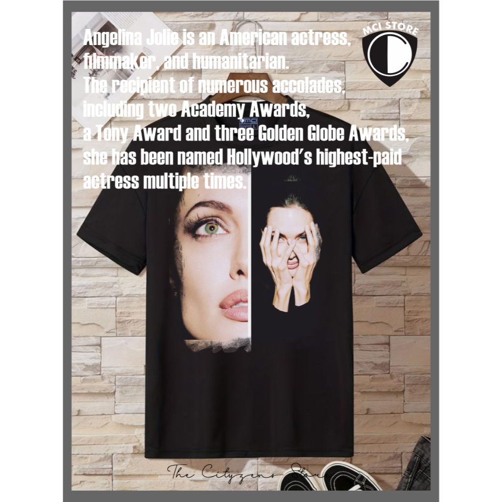 เสื้อยืด Angelina Jolie Eps 1 ชาย/หญิง