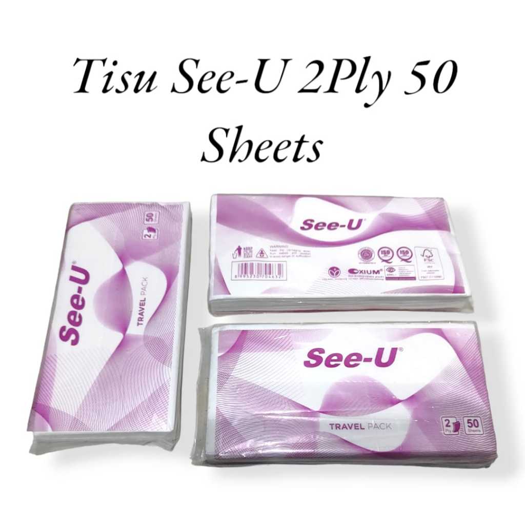 AS888 - SEE-U Travel Tissue 50 แผ่น / ทิชชู่