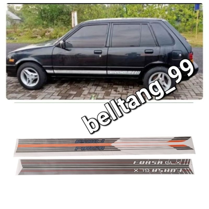 สติ๊กเกอร์ Suzuki Forsa glx/สติ๊กเกอร์ Forsa เก่า/สติ๊กเกอร์ Suzuki Forsa/สติ๊กเกอร์ Forsa