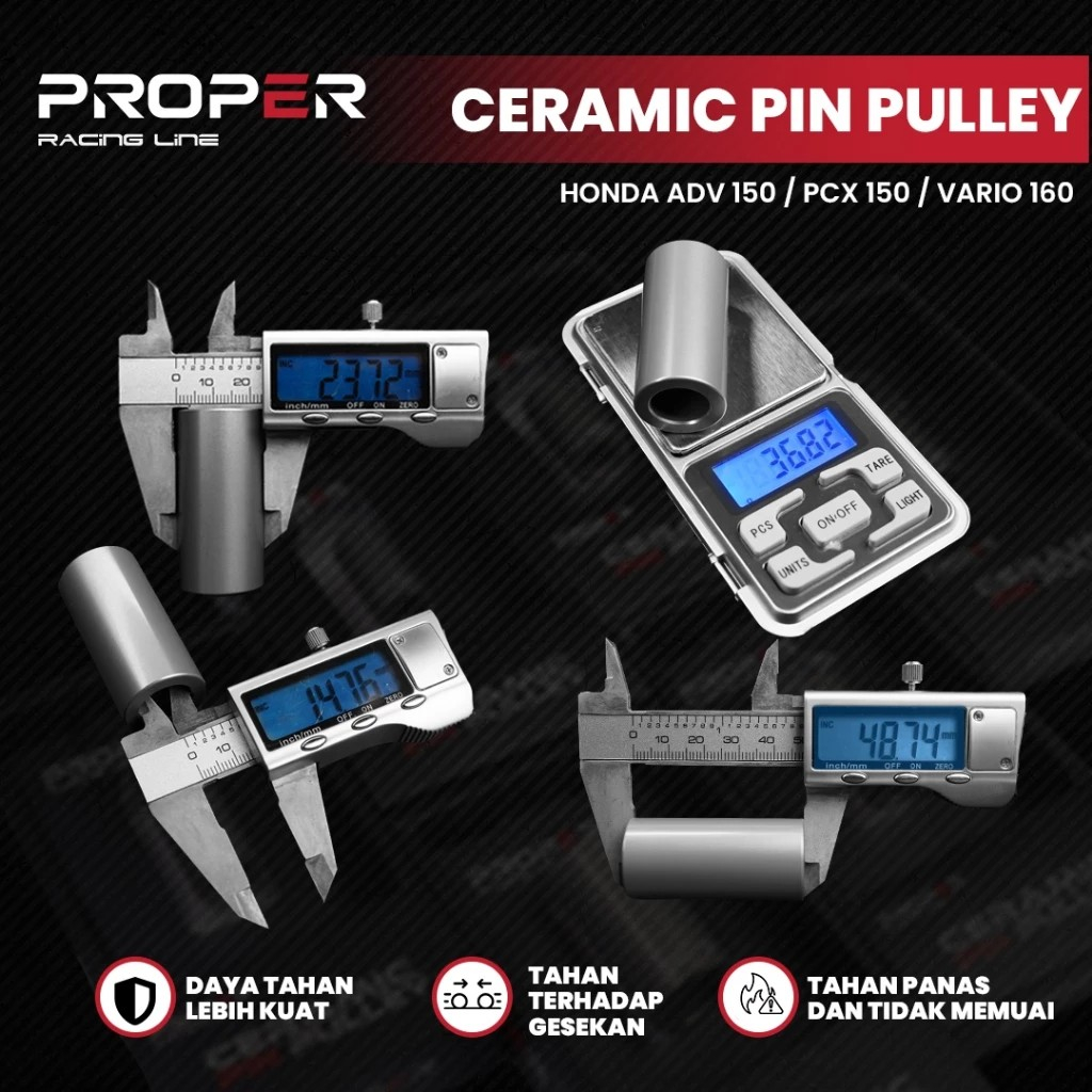 Pin Pulley Proper Pully Pin PCX ADV 150 VARIO 160 Original Proper Racing Line