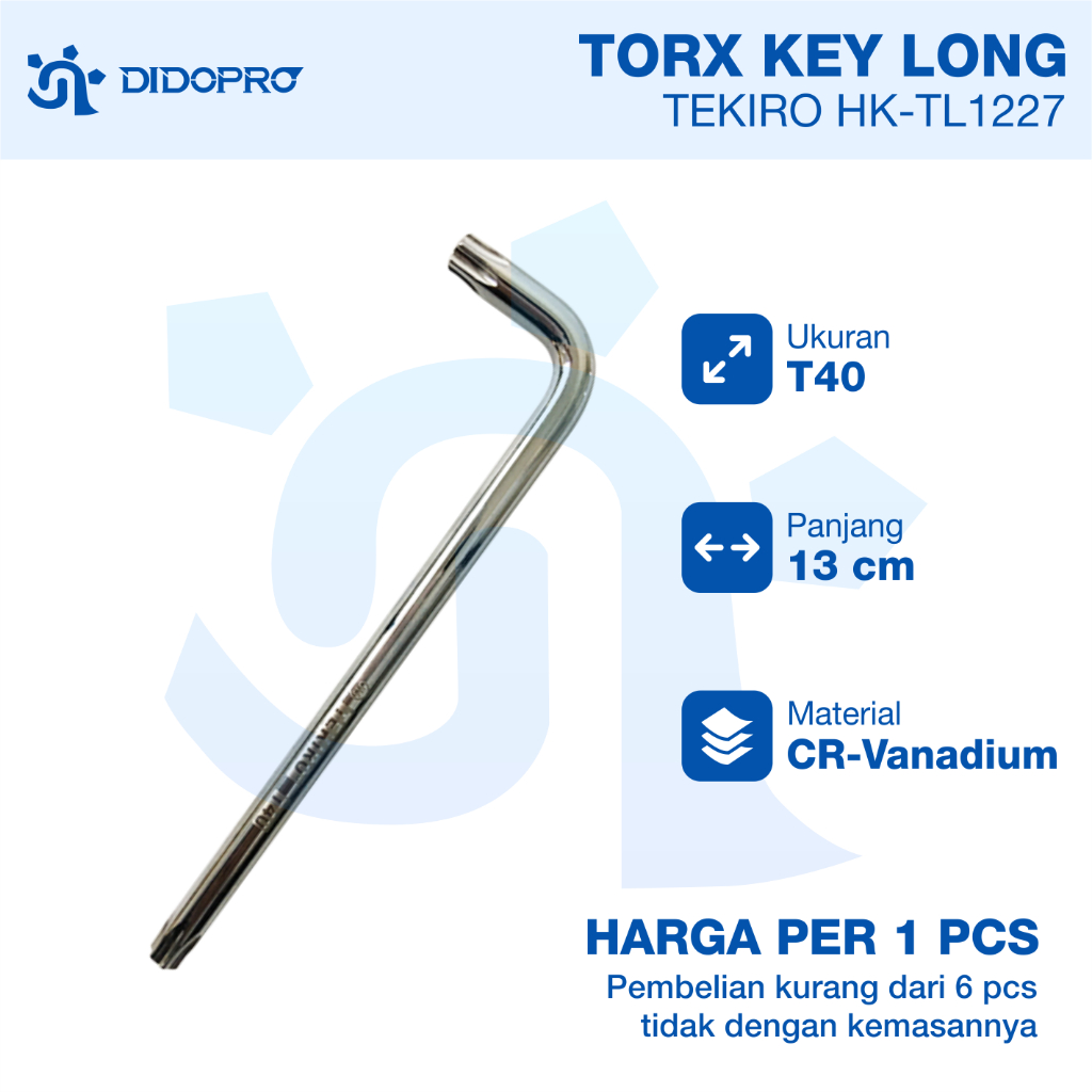 T40 TEKIRO T40 TORX KEY LONG 1 ชิ้น