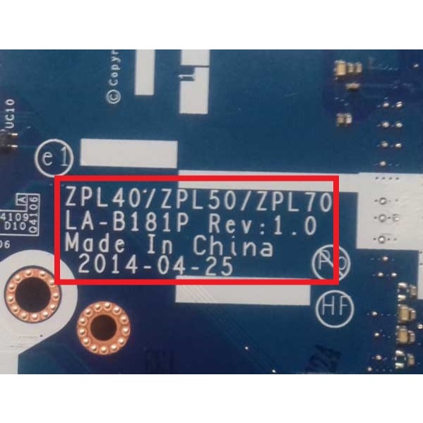 IC BIOS HP ProBook 440 G2 ZPL40/ZPL50/ZPL70 LA-B181P REV 1.0