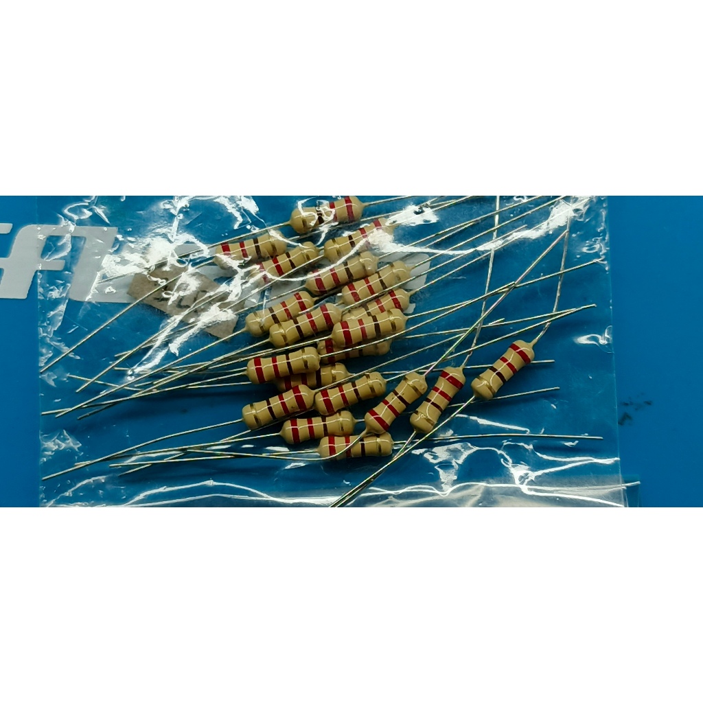 RESISTOR 1⁄4 Watt 1 ohm, 10 ohm, 270 ohm, 12K ohm, 1K5 ohm, 2K2 ohm, 27K ohm