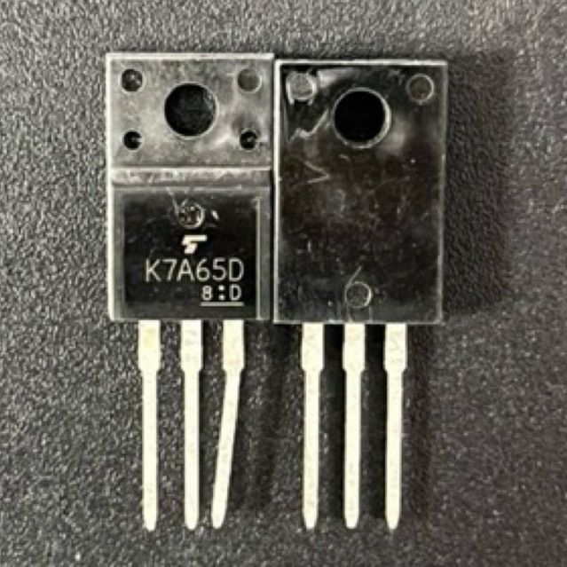 MOSFET N-CHANNEL 2SK K7A65D 7A65D 7A 650V TO-220F