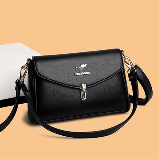NEW ARRIVAL SLINGBAG KULIT WANITA TERBARU - Tas Selempang Bahu Kulit PU Premium ( TALI 2 YAA..)