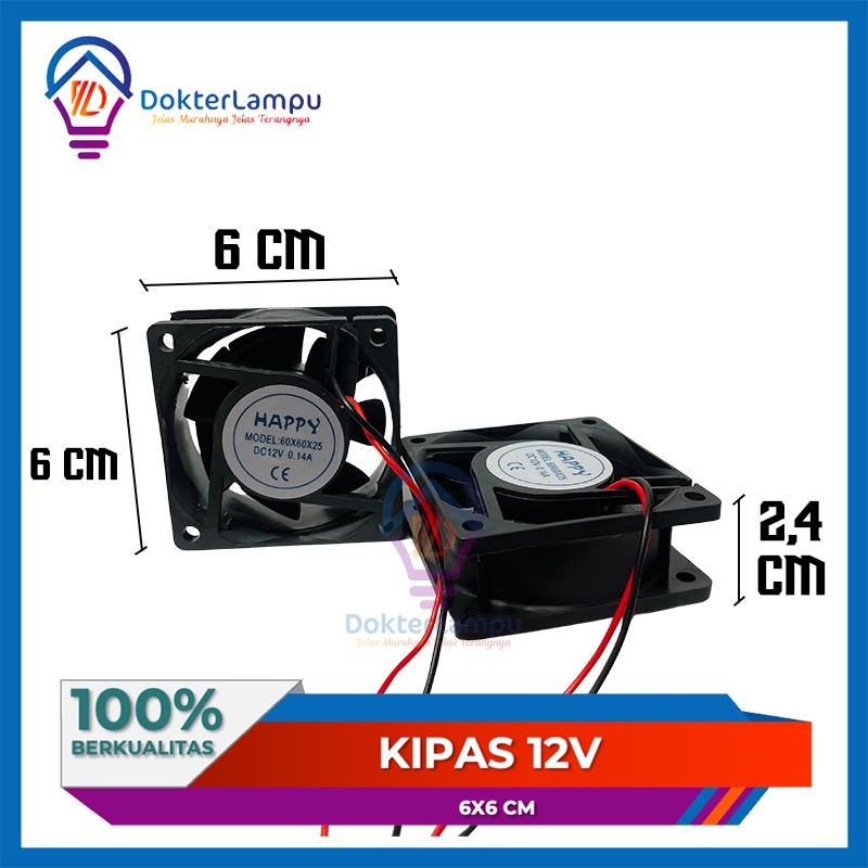 พัดลม DC 6x6 ใหม่***