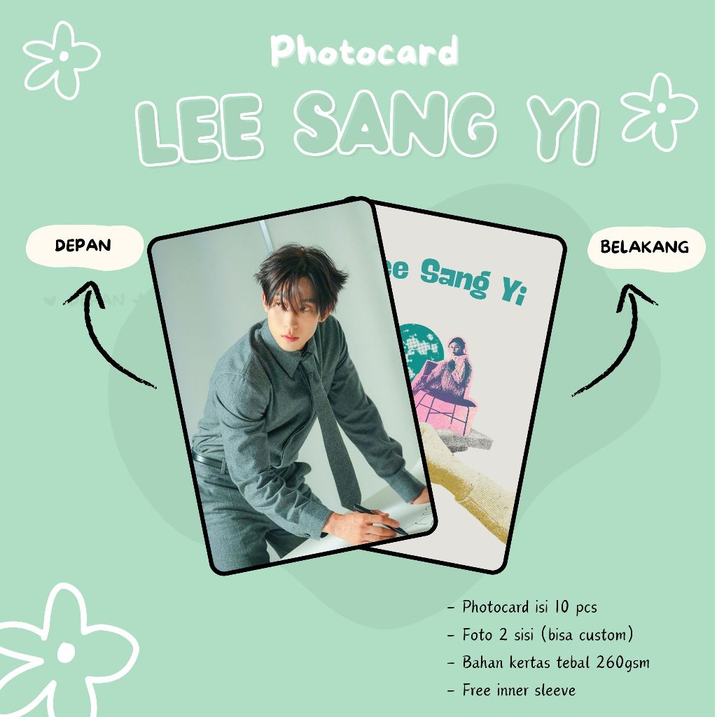 (10 ชิ้น) LEE SANG YI PHOTOCARDS