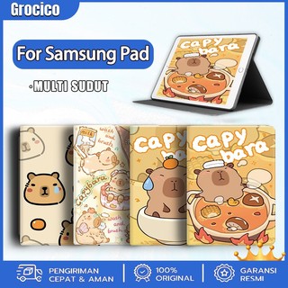 Case For samsung galaxy tab a9 +/s9 fe / s10 lite /a9 plus /s7/s8 /s6 lite /A8 /A7 10.4"/A7lite 8.7"/A9 8.7"casing Pelindung Anti Jatuh [Buku Lipat / Stand] - Silikon Premium Desain Lucu  Estetik