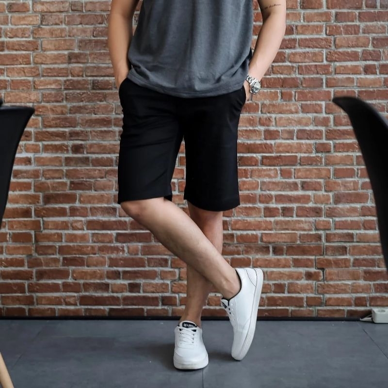 Zeeda - กางเกงขาสั้นลําลองผู้ชาย Chinos