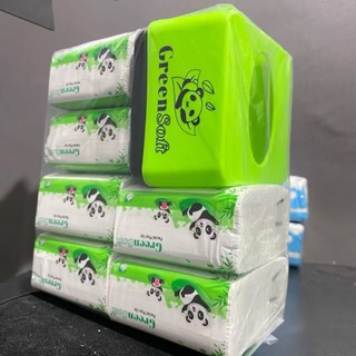 ( GRATIS BOX ) tissue greensoft isi 6 pack