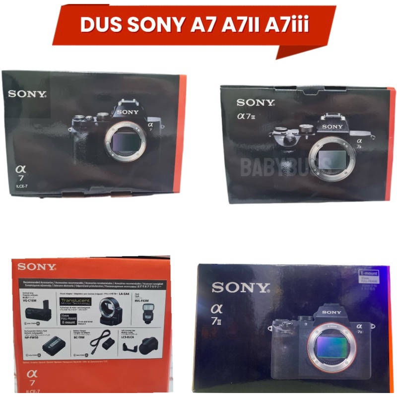 DUS SONY A7 A7 Mark II A7 Mark III