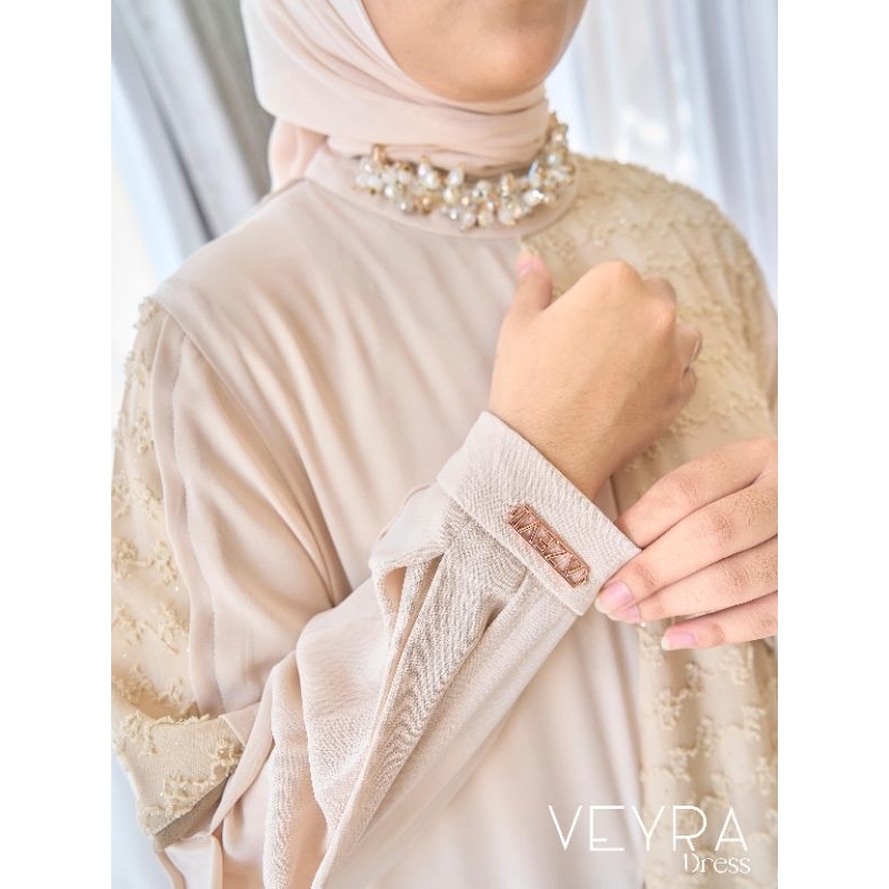 VEYRA DRESS / PARTY GAMIS / ORIGINAL LUXURY EID DRESS BY ALEVI (ขนาดมาตรฐานเท่านั้น)