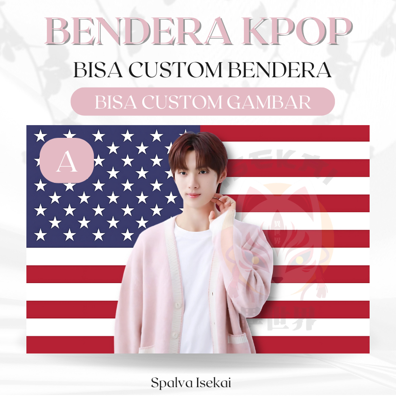 KPOP YOUNGJAE TWS Flag / ธง KPOP / ธง AMERICA / พรม KPOP / พรมKpop