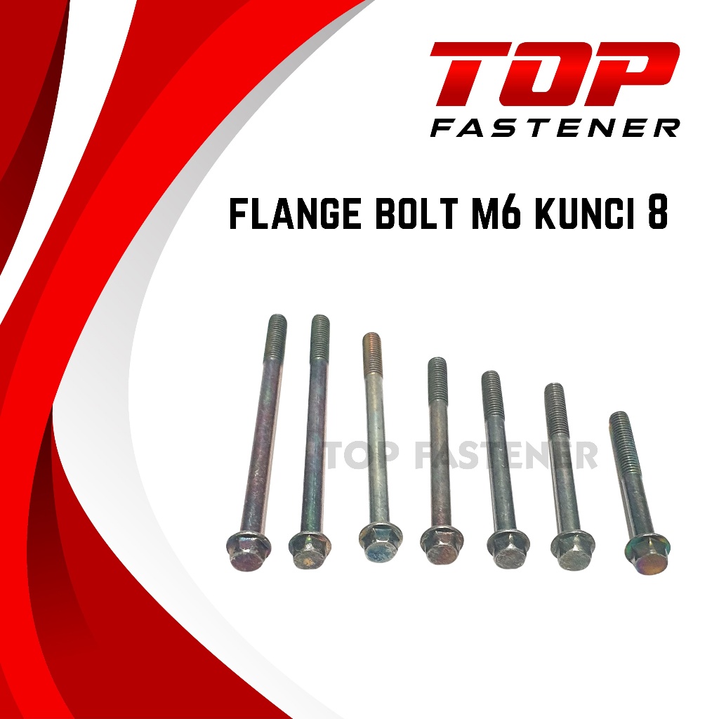 HILANGE BOLT KEY 8 สีเขียว 6x50 6x60 6x70 6x80 6x90 6x100 CVT ENGINE BLOCK CALTER BOLT 6MM M6 BOLT 1